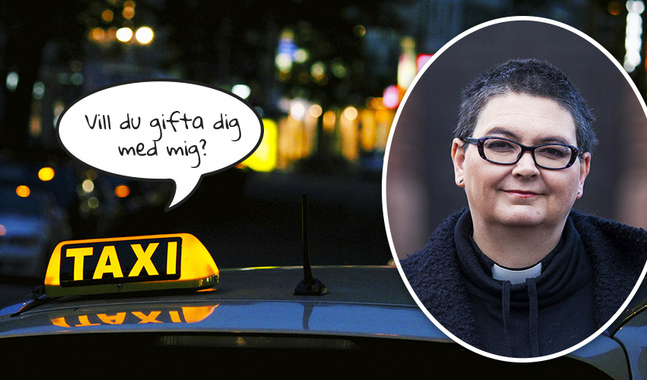 Katarina Gäddnäs är församlingspastor och sjukhuspräst i Mariehamn. Hon minns bland annat en överraskande taxiresa. 