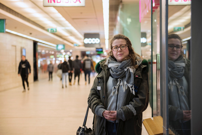 Ida Haapamäki kommer från Kristinestad och jobbar för Marthaförbundet i Helsingfors.