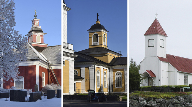 I Petalax, Malax och Bergö kyrkor kommer man fortfarande att fira gudstjänst varje söndag.