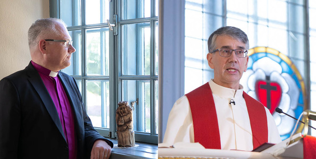 Biskoparna Bo-Göran Åstrand och Matti Salomäki mötte gemensamt förtroendevalda i Sydösterbotten.