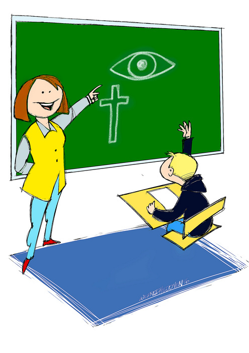 Tre fjärdedelar av de klasslärare som svarade på KP:s enkät har inga problem med att undervisa i religion.