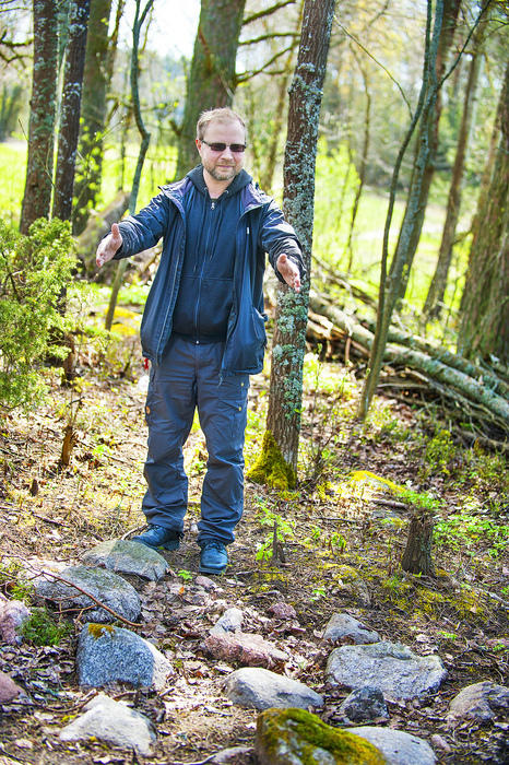 Juha Ruohonen är arkeologen som ligger bakom fynden.