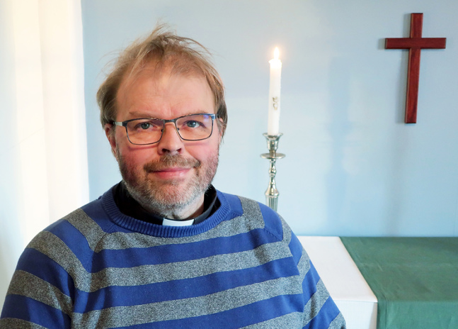 Mats Björklund är kyrkoherde i Solfs församling.