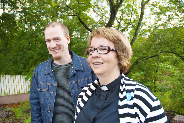 Patrik Hagman och Maria Wikstedt tror att vuxna behöver få träffa varann och prata om tro. 