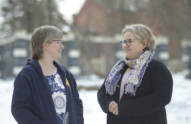Susann Stenberg blev ett viktigt stöd för Monica Björkell, som nyligen flyttat till Lovisa.