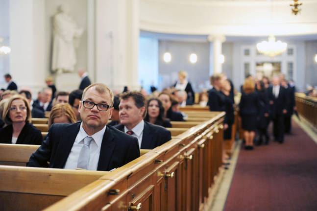 Den nyvalda riksdagen fyllde de främre bänkarna i Domkyrkan under riksmötets ekumeniska öppningsgudstjänst förra veckan.