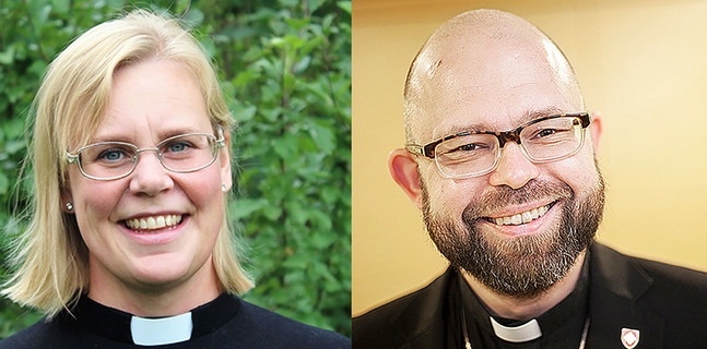 Camilla Ekholm och Karl af Hällström har sökt kyrkoherdetjänsten i Sibbo. 