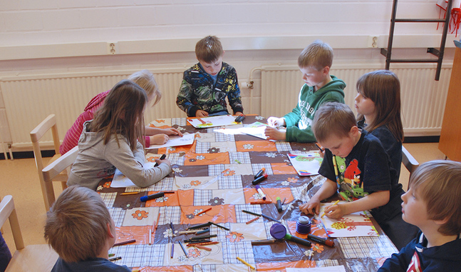 Församlingarna i Helsingfors har en hel del verksamhet för barn i olika åldrar. 