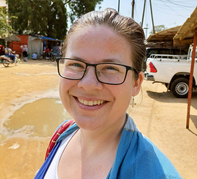 I Senegal är det lite svalare i december, det vill säga kring 30 grader, berättar Anna-Lena Särs.