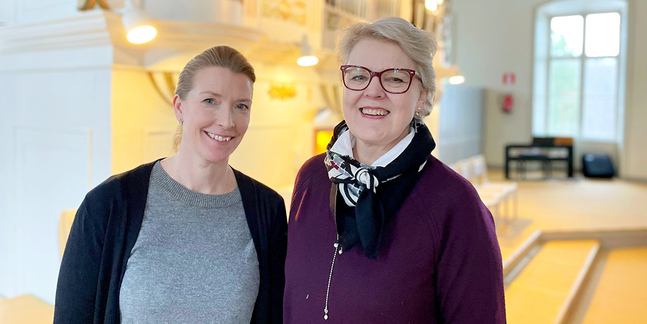 Kyrkomusikerna Erica Nygård och Ann-Christine Nordqvist-Källström anser att motivationen ökar om man har möjlighet att påverka sina arbetsuppgifter.