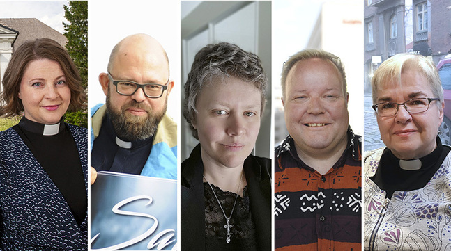 Mia Anderssén-Löf, Karl af Hällström, Johanna Björkholm-Kallio, Tomas Ray och Monica Heikel-Nyberg har sökt dekanstjänsten.