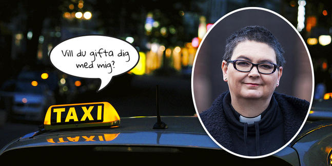 Katarina Gäddnäs är församlingspastor och sjukhuspräst i Mariehamn. Hon minns bland annat en överraskande taxiresa. 