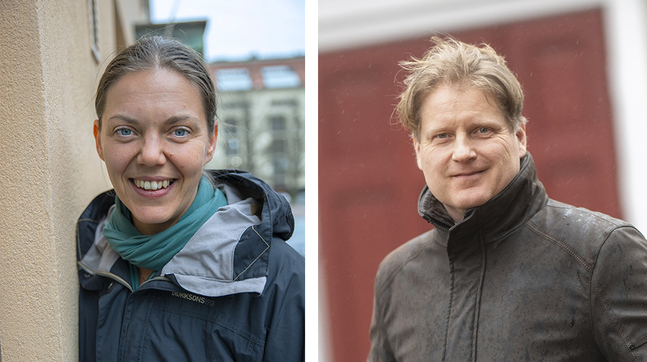 Sara Grönqvist är för tillfället tf kyrkoherde i Väståboland, medan Janne Heikkilä är kyrkoherde i Korsnäs.