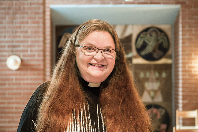 Helene Liljeström jobbar som tf. kyrkoherde i Matteus församling.