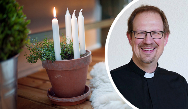 Rune Lindblom är kaplan i Korsholms svenska församling
och gillar att fira jul långt in i januari.