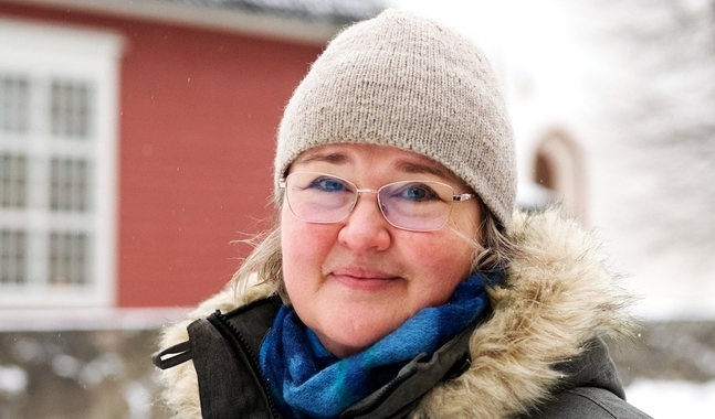 Anna Simonsen röstade i Borgå. – Om jag inte röstar så är det andra som bestämmer i kyrkan